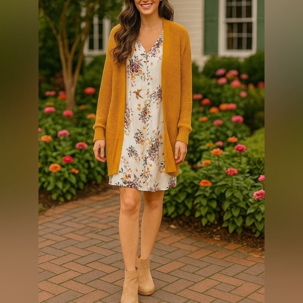 En Creme White Floral Dress